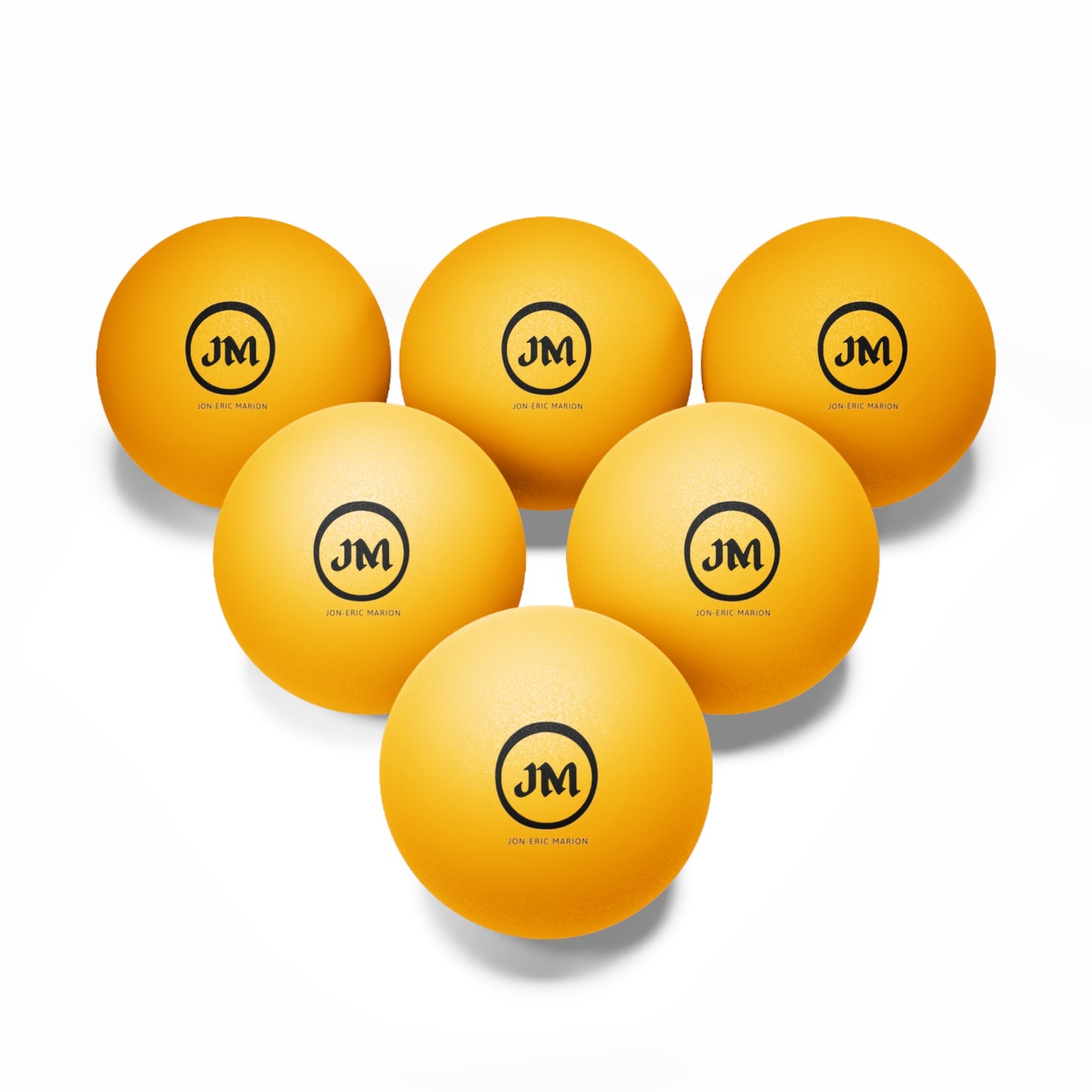 JM Ping Pong Balls, 6 pcs