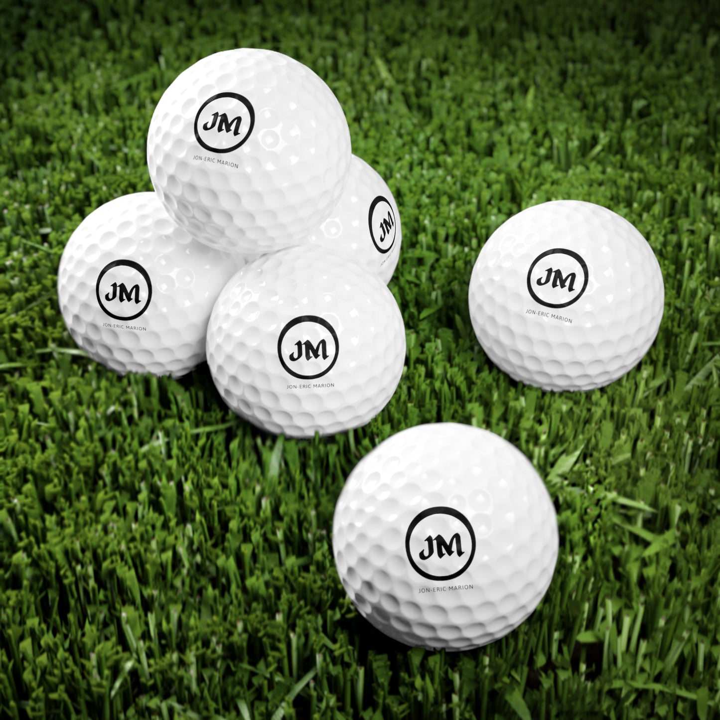 JM Golf Balls, 6pcs